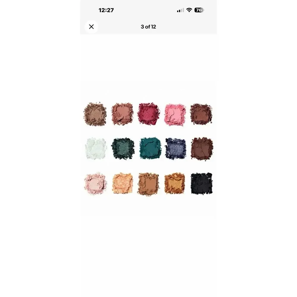 Nabla Secret Eyeshadows Palette DISCONTINUED 15 Shades Full Size NIB
